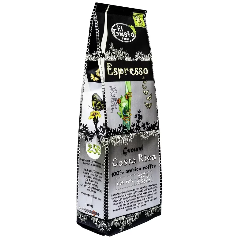 El Gusto Espresso - 100% Arabica Costa Rican Ground Coffee
