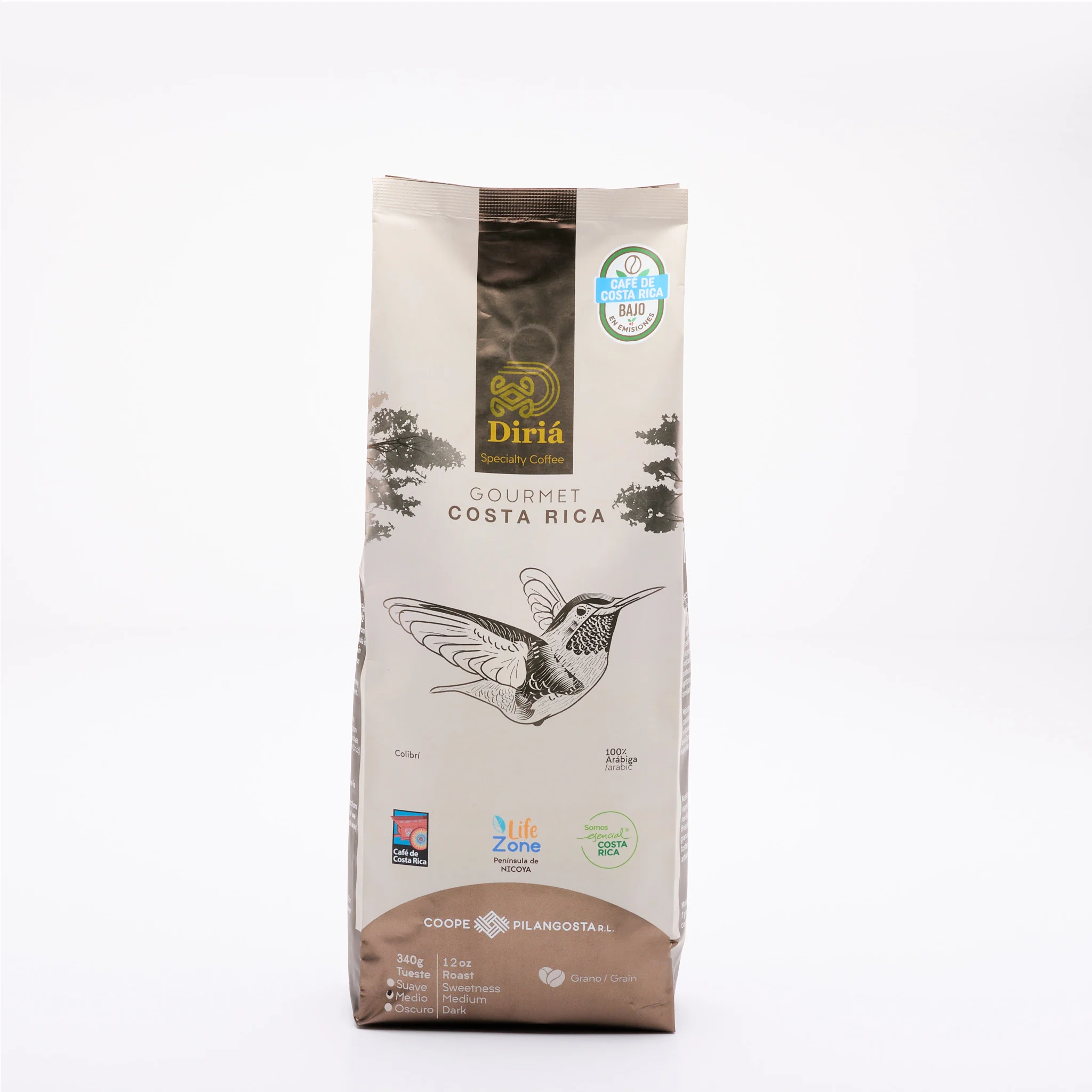 Diriá Coffee Gourmet Process, Premium Costa Rican Coffee - 12.31 oz